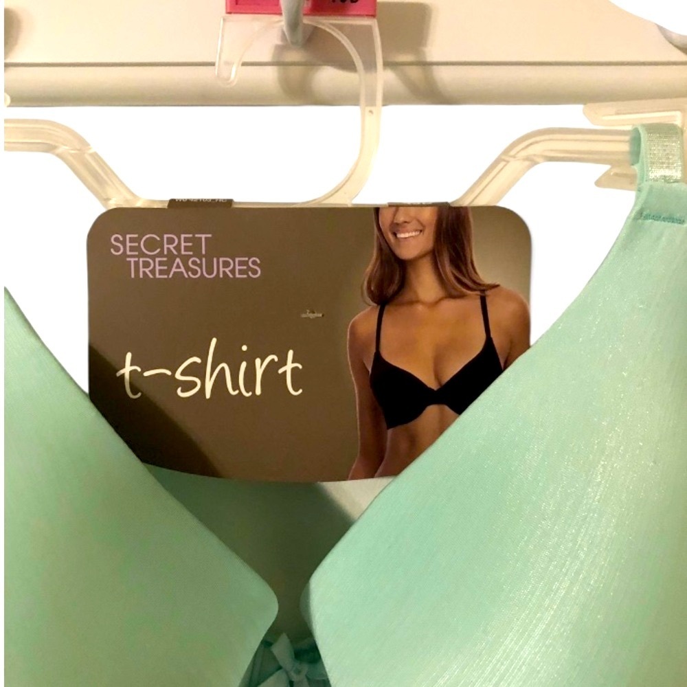 Secret Treasures Smooth T-Shirt Bra 40D 40 D Underwire T Shirt Support Padded - Picture 2 of 4